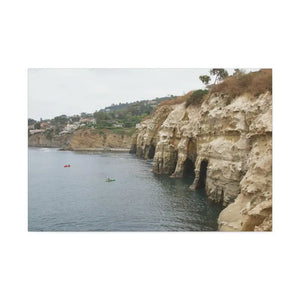 La Jolla Coves Beach Semi Glossy Finish Canvas Stretched 1.5’’ - Posters Prints & Visual Artwork