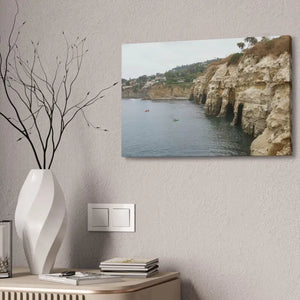 La Jolla Coves Beach Semi Glossy Finish Canvas Stretched 1.5’’ - Posters Prints & Visual Artwork