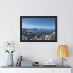 Lake Tahoe Framed Horizontal Poster - Archive Quality - Dipaliz - Posters Prints & Visual Artwork