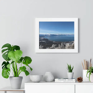 Lake Tahoe Framed Horizontal Poster - Archive Quality - Dipaliz - Posters Prints & Visual Artwork
