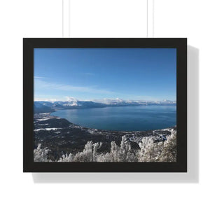 Lake Tahoe Framed Horizontal Poster - Archive Quality - Dipaliz - 20’’ x 16’’ / Black - Posters Prints & Visual Artwork