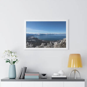 Lake Tahoe Framed Horizontal Poster - Archive Quality - Dipaliz - Posters Prints & Visual Artwork