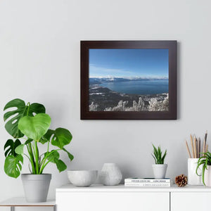 Lake Tahoe Framed Horizontal Poster - Archive Quality - Dipaliz - Posters Prints & Visual Artwork