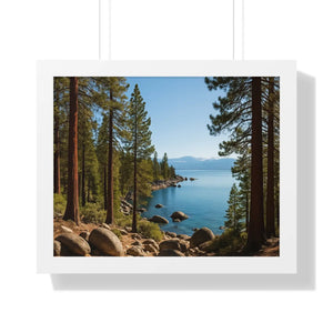 Lake Tahoe Gallery Canvas – Framed Wall Decor - Dipaliz - Posters Prints & Visual Artwork