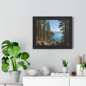 Lake Tahoe Gallery Canvas Wraps Framed Horizontal Poster - Dipaliz - Posters Prints & Visual Artwork