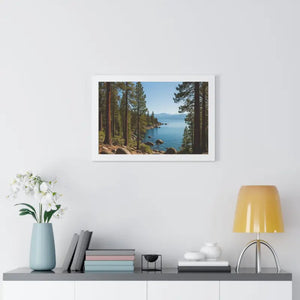Lake Tahoe Gallery Canvas Wraps Framed Horizontal Poster - Dipaliz - Posters Prints & Visual Artwork