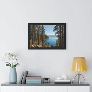 Lake Tahoe Gallery Canvas Wraps Framed Horizontal Poster - Dipaliz - Posters Prints & Visual Artwork