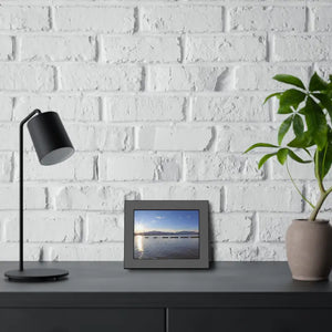 Lake Tahoe with Mountains and Sunrise Framed Paper Posters - Prints & Visual Artwork