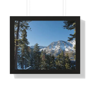 Lake Tahoe Mountains Gallery Canvas - Framed Poster Art - Dipaliz - 20’’ x 16’’ / Black - Posters Prints & Visual