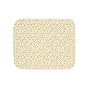 Cozy Sherpa Blanket - Two Tone Palm Leaves Print - Dipaliz - Blankets