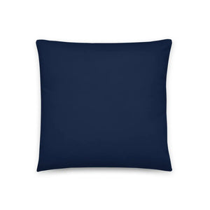 Navy Blue Throw Pillow – Lovely Floral Polyester - Dipaliz - Pillows