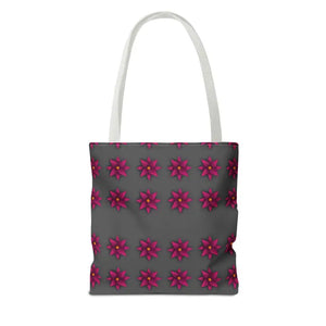 Tote Bag - Magenta Flowers All Over Print - Dipaliz - Bags