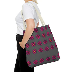 Tote Bag - Magenta Flowers All Over Print - Dipaliz - Bags
