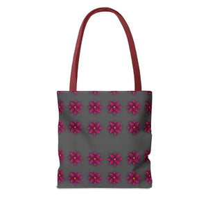 Tote Bag - Magenta Flowers All Over Print - Dipaliz - Bags