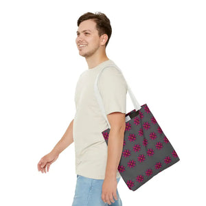 Tote Bag - Magenta Flowers All Over Print - Dipaliz - Bags