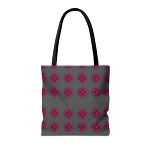 Tote Bag - Magenta Flowers All Over Print - Dipaliz - Bags