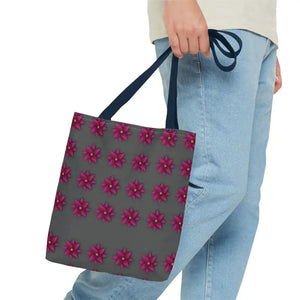 Tote Bag - Magenta Flowers All Over Print - Dipaliz - Bags
