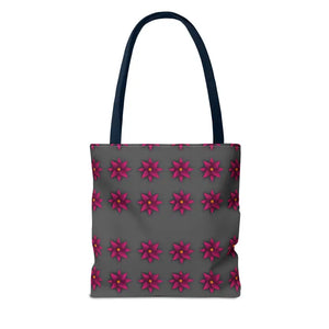 Tote Bag - Magenta Flowers All Over Print - Dipaliz - Bags