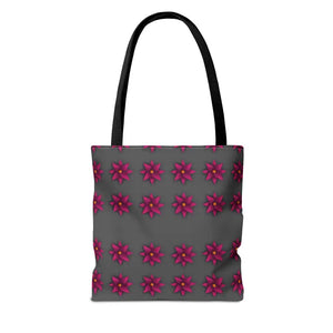 Tote Bag - Magenta Flowers All Over Print - Dipaliz - Bags
