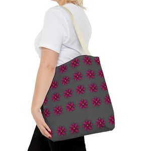 Tote Bag - Magenta Flowers All Over Print - Dipaliz - Bags
