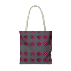 Tote Bag - Magenta Flowers All Over Print - Dipaliz - Bags