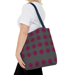 Tote Bag - Magenta Flowers All Over Print - Dipaliz - Bags