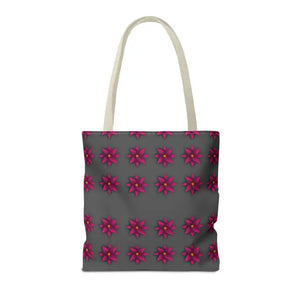 Tote Bag - Magenta Flowers All Over Print - Dipaliz - Bags