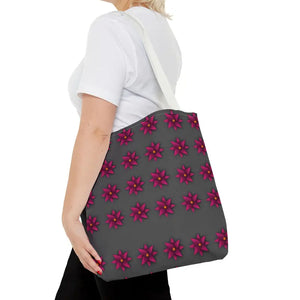 Tote Bag - Magenta Flowers All Over Print - Dipaliz - Bags