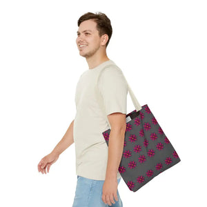 Tote Bag - Magenta Flowers All Over Print - Dipaliz - Bags