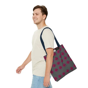 Tote Bag - Magenta Flowers All Over Print - Dipaliz - Bags