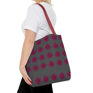 Tote Bag - Magenta Flowers All Over Print - Dipaliz - Bags