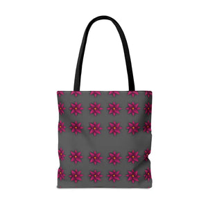 Tote Bag - Magenta Flowers All Over Print - Dipaliz - Bags