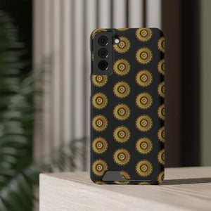 Vibrant Mandal Pattern Phone Case Card Holder - Dipaliz - Mobile Cases