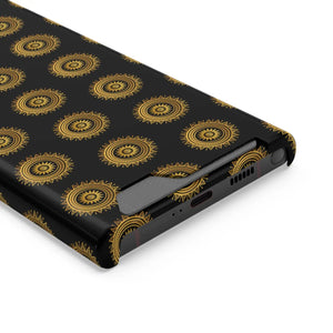 Vibrant Mandal Pattern Phone Case Card Holder - Dipaliz - Mobile Cases