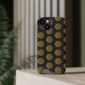 Vibrant Mandal Pattern Phone Case Card Holder - Dipaliz - Mobile Cases