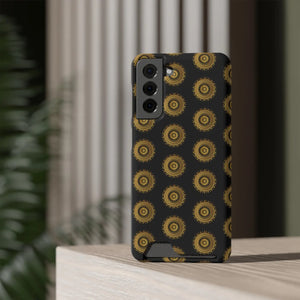 Vibrant Mandal Pattern Phone Case Card Holder - Dipaliz - Mobile Cases