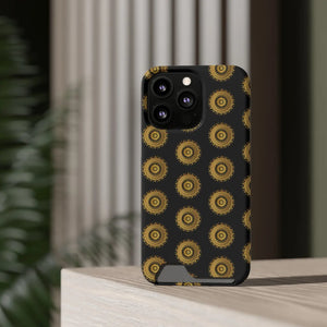 Vibrant Mandal Pattern Phone Case Card Holder - Dipaliz - Mobile Cases