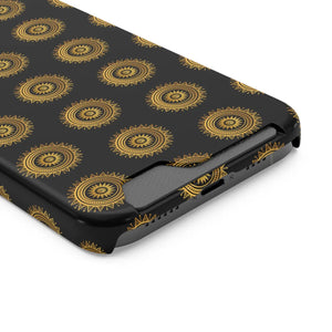 Vibrant Mandal Pattern Phone Case Card Holder - Dipaliz - Mobile Cases