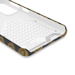 Vibrant Mandal Pattern Phone Case Card Holder - Dipaliz - Mobile Cases