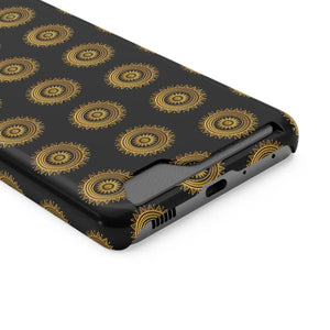 Vibrant Mandal Pattern Phone Case Card Holder - Dipaliz - Mobile Cases