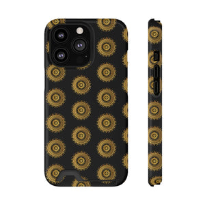 Vibrant Mandal Pattern Phone Case Card Holder - Dipaliz - Mobile Cases