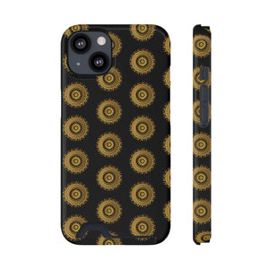 Vibrant Mandal Pattern Phone Case Card Holder - Dipaliz - Mobile Cases