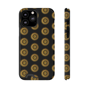 Vibrant Mandal Pattern Phone Case Card Holder - Dipaliz - Mobile Cases