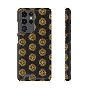 Vibrant Mandal Pattern Phone Case Card Holder - Dipaliz - Mobile Cases