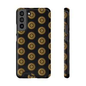 Vibrant Mandal Pattern Phone Case Card Holder - Dipaliz - Mobile Cases