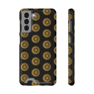 Vibrant Mandal Pattern Phone Case Card Holder - Dipaliz - Mobile Cases