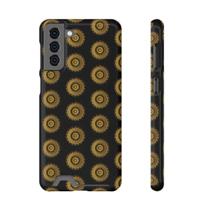 Vibrant Mandal Pattern Phone Case Card Holder - Dipaliz - Mobile Cases