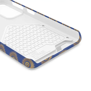 Blue Mandal Pattern Phone Case - Card Holder - Dipaliz - Mobile Cases