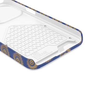 Blue Mandal Pattern Phone Case - Card Holder - Dipaliz - Mobile Cases