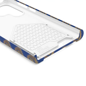 Blue Mandal Pattern Phone Case - Card Holder - Dipaliz - Mobile Cases